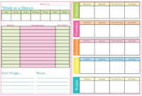 Homework Agenda Template For Efficient Academic Organization