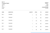 Film Production Invoice Template